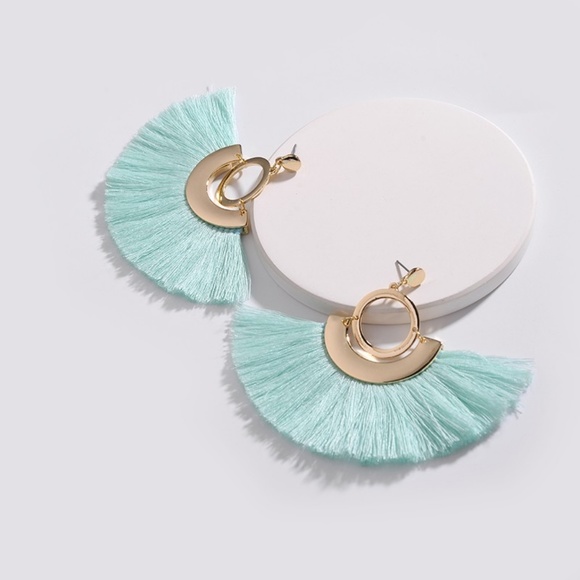 Erica Nikol Felicity Fringe Drop Earring -2 Colors - Picture 2 of 2